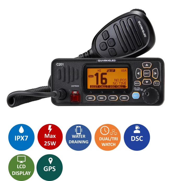 C201bubbles Quark-Elec C201 DSC-GPS Marifoon - Image 1