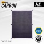 NEW TOUGH+ CARBON 82W SOLAR PANEL