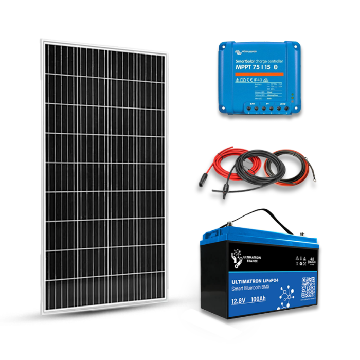 kit solar 180w/12v for camper van - Image 1