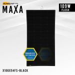 MAXA 109W BLACK – FLUSH SOLAR PANEL – LIMITED EDITION