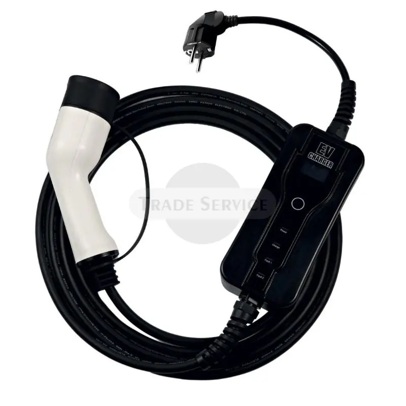 evceu216wc_t Type 2 Female to EU plug charging cable - Image 1