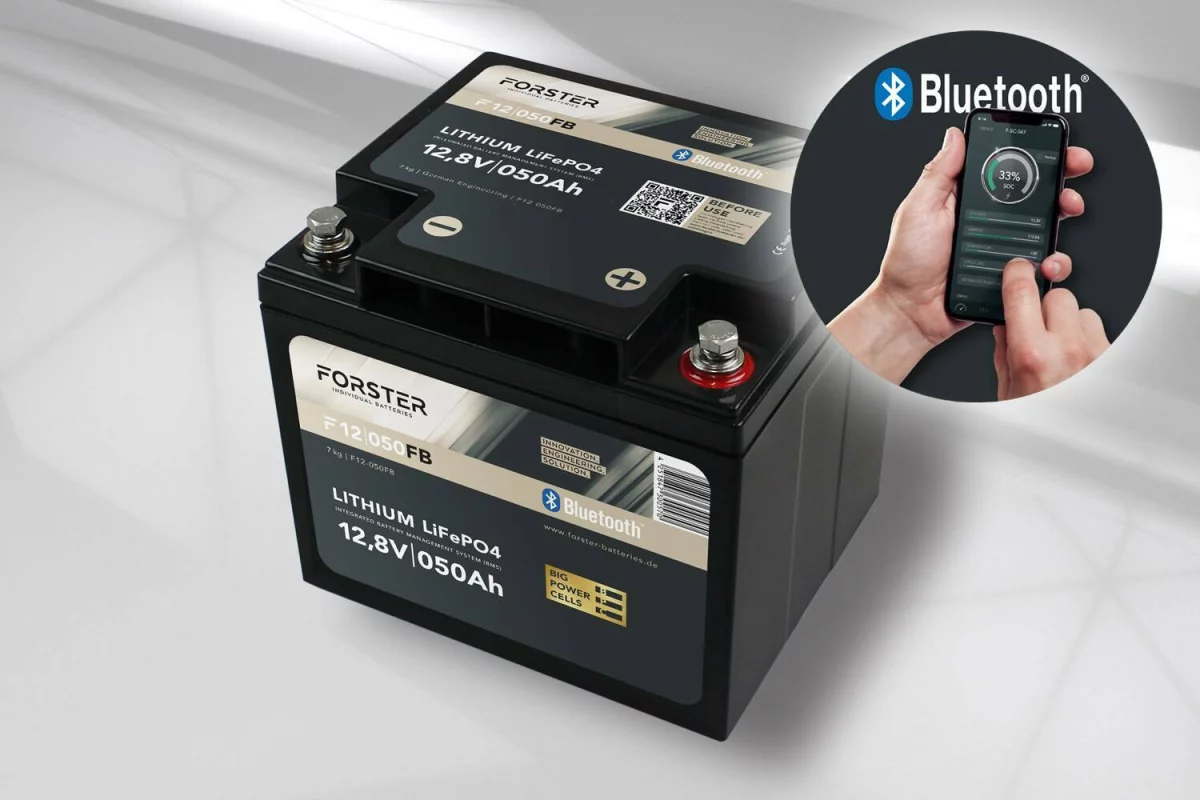 forster-50ah-128v-lithium-fishing-batterie-bms-smart-bluetooh-ip67 FORSTER 50Ah 12.8V Lithium Fishing Battery | BMS | Smart Bluetooth | IP67 - Image 1
