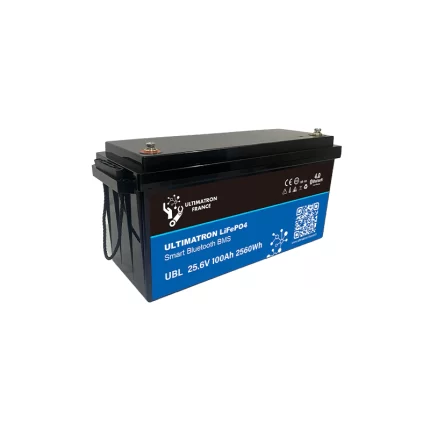 Ultimatron Lithium Battery 25.6V 100Ah PRO 2560Wh LiFePO4 Smart BMS With Bluetooth