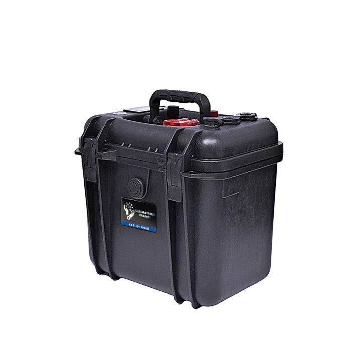 Waterproof  portable battery ULP-12-100 + battery charger - Image 1