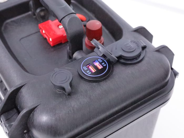 Waterproof  portable battery ULP-12-100 + battery charger - Image 9