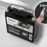 FORSTER 20Ah 12.8V Lithium Fishing Battery | BMS | Smart Bluetooth | IP67