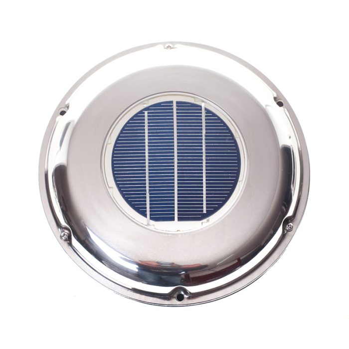 marine-solarluefter-fuer-boote-aus-edelstahl Marine solar fan (with battery) inox - Image 1