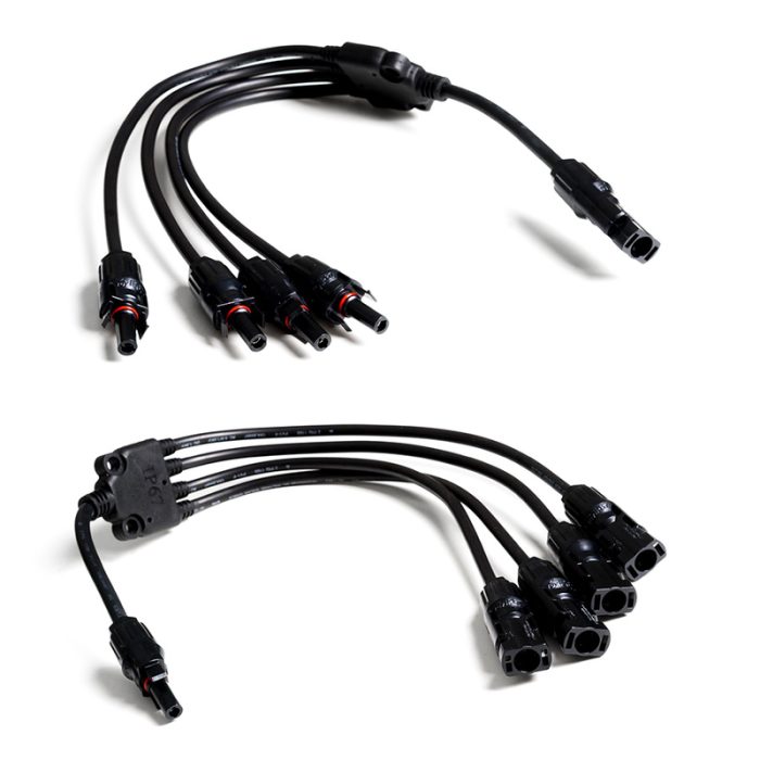 cable connectors 1-4 x MC4 - Image 1