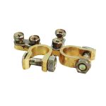 Battery terminal clamp set