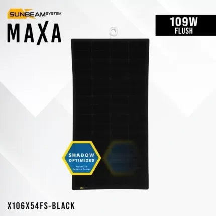 MAXA 109W BLACK – FLUSH SOLAR PANEL