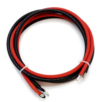 BATTERY CABLES 4mm SET