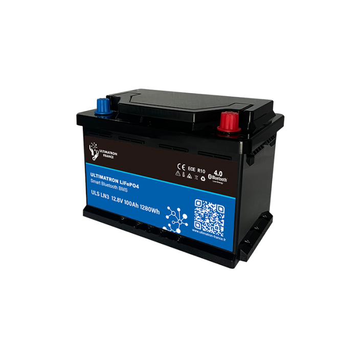 Ultimatron-Batterie-Lithium-12.8V-100Ah-LiFePO4-Smart-BMS-Bluetooth-ULS-12-100-LN3-3 Ultimatron 12.8V 100Ah LiFePO4 LN3 Smart BMS Under Seat Lithium Battery With Bluetooth - Image 5