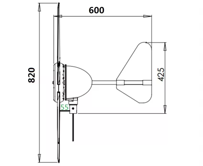 M-300 12 or 24V wind turbine generator - Image 4