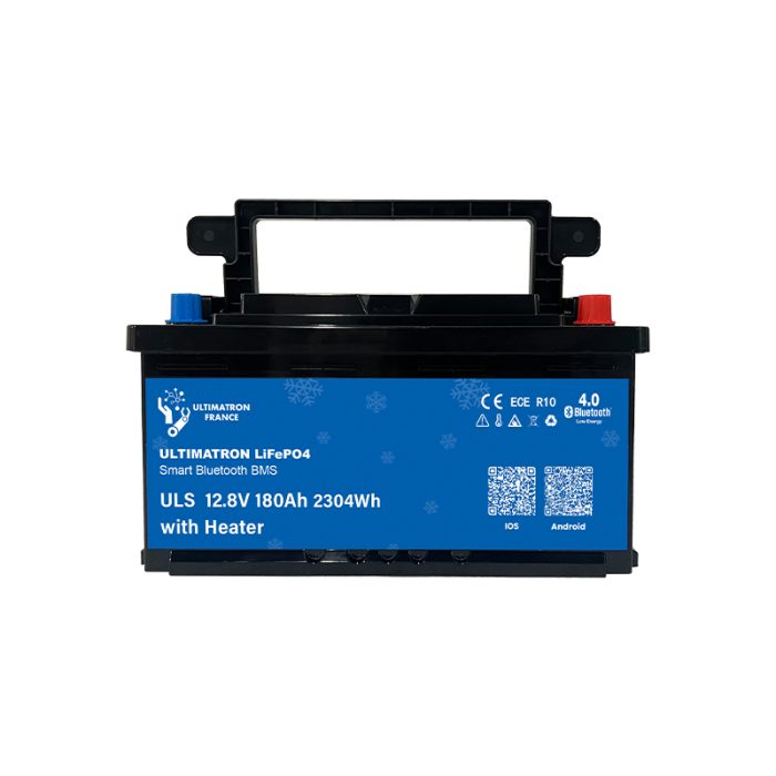 LiFePO4 Smart BMS Under 12.8v 180ah Lithium Battery With Bluetooth & Heater (DIN) - Image 1