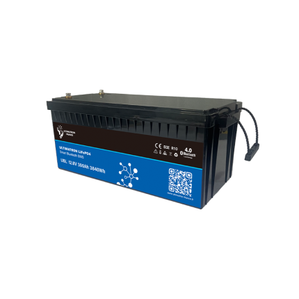 Ultimatron Lithium Battery 12.8V 300Ah PRO 3840Wh LiFePO4 Smart BMS With Bluetooth)
