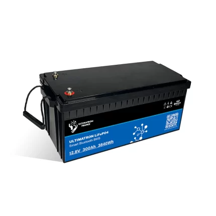 Ultimatron Lithium Battery 12.8V 300Ah PRO 3840Wh LiFePO4 Smart BMS With Bluetooth)