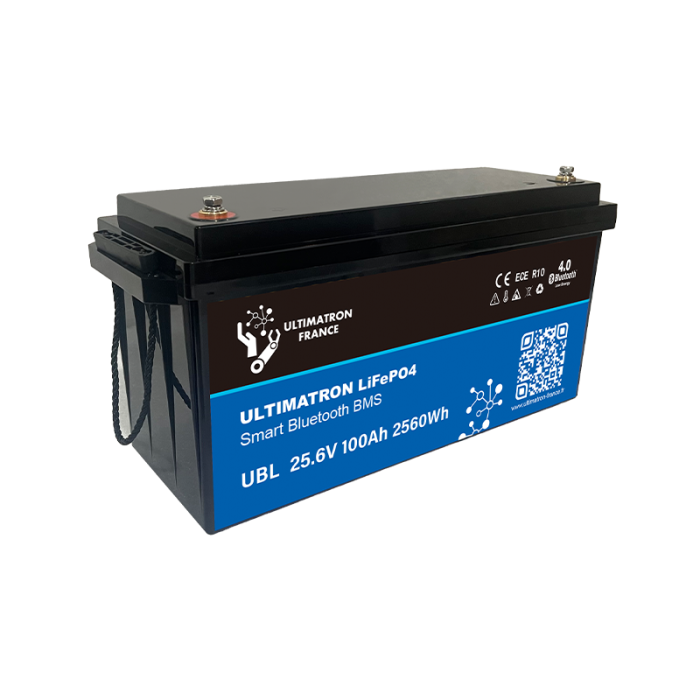 Ultimatron-Batterie-Lithium-25.6V-100Ah-LiFePO4-Smart-BMS-Bluetooth-UBL-24-100-PRO-2 Ultimatron Lithium Battery 25.6V 100Ah PRO 2560Wh LiFePO4 Smart BMS With Bluetooth - Image 2