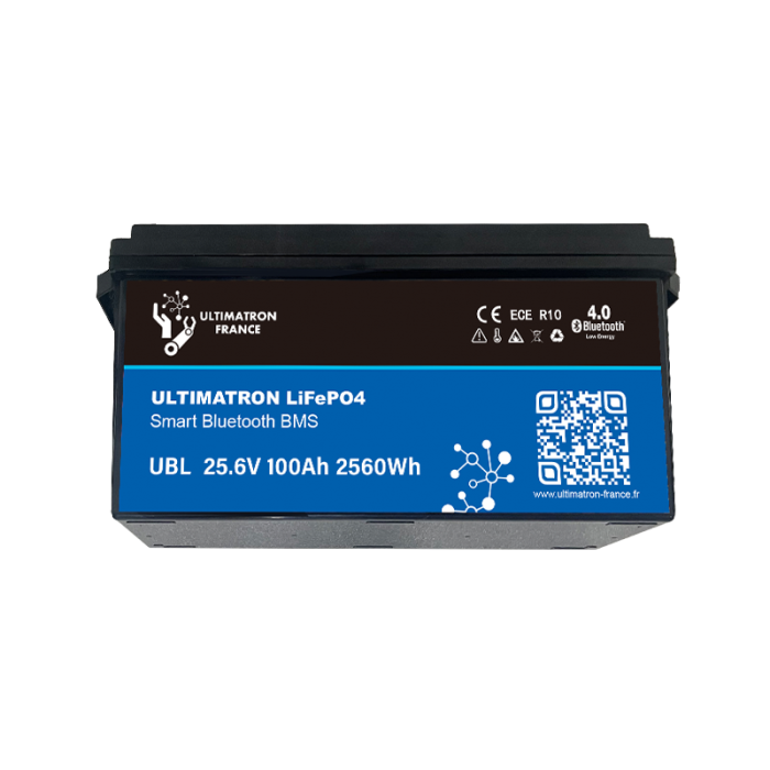 Ultimatron-Batterie-Lithium-25.6V-100Ah-LiFePO4-Smart-BMS-Bluetooth-UBL-24-100-PRO-4 Ultimatron Lithium Battery 25.6V 100Ah PRO 2560Wh LiFePO4 Smart BMS With Bluetooth - Image 4