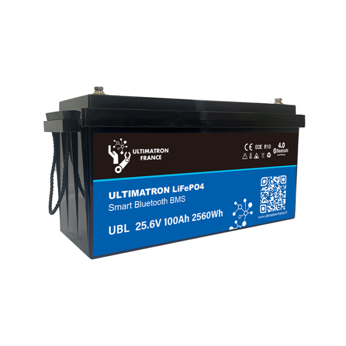 Ultimatron-Batterie-Lithium-25.6V-100Ah-LiFePO4-Smart-BMS-Bluetooth-UBL-24-100-PRO-5 Ultimatron Lithium Battery 25.6V 100Ah PRO 2560Wh LiFePO4 Smart BMS With Bluetooth - Image 5