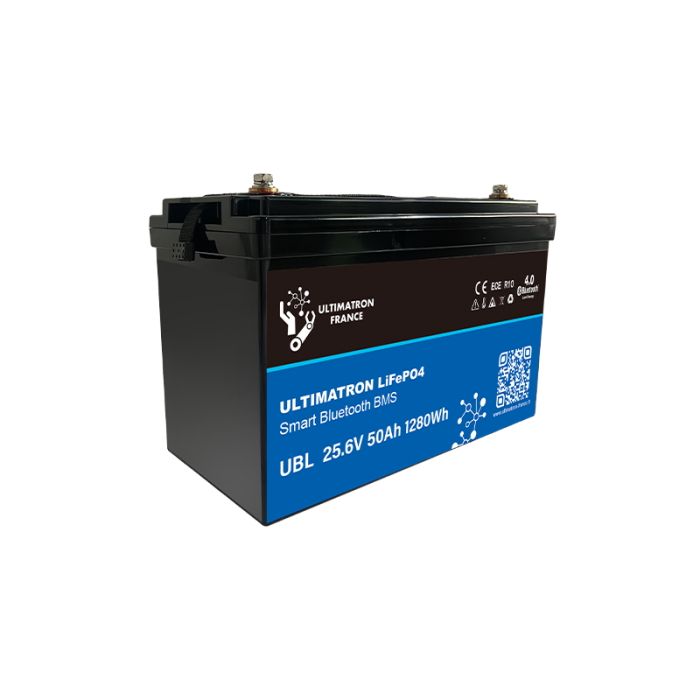 Ultimatron-Batterie-Lithium-25.6V-50Ah-LiFePO4-Smart-BMS-Bluetooth-UBL-24-50-5 Ultimatron Lithium Battery 25.6V 50Ah LiFePO4 Smart BMS With Bluetooth - Image 7