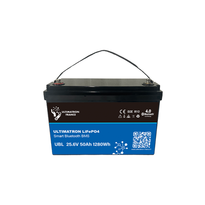 Ultimatron-Batterie-Lithium-25.6V-50Ah-LiFePO4-Smart-BMS-Bluetooth-UBL-24-50-8 Ultimatron Lithium Battery 25.6V 50Ah LiFePO4 Smart BMS With Bluetooth - Image 2