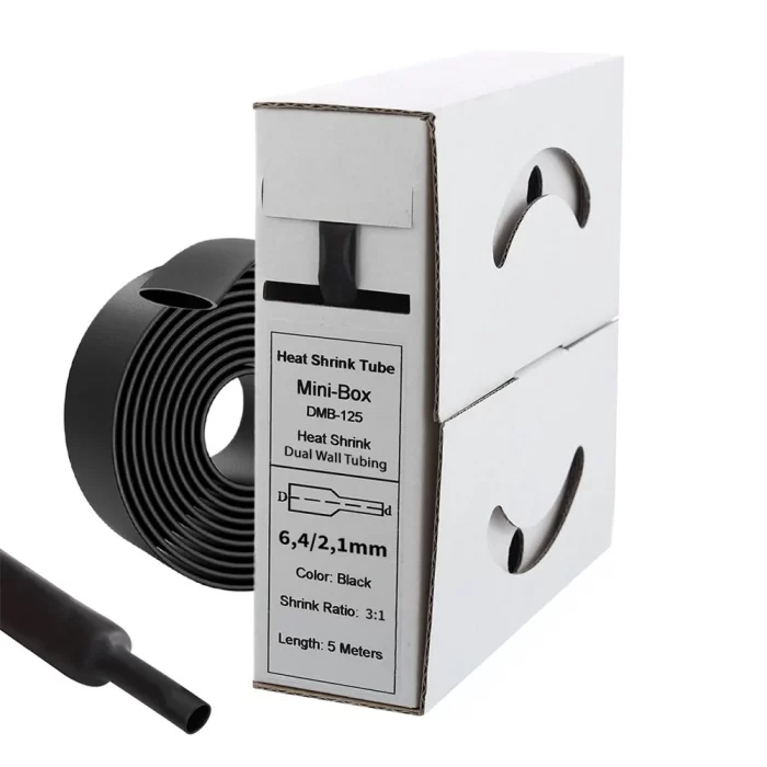 heat-shrink tubing with adhesive black Ratio - Image 1