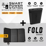 SMART POWER STATION INC. WATERPROOF 21W TOUGH FOLD SOLAR PANEL