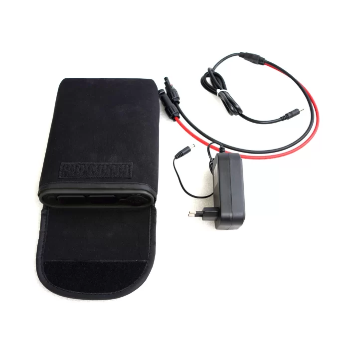 SUNBEAMsystem-selected-Smart-Power-Station-included-cable-and-AC-adapter SMART POWER STATION INC. WATERPROOF 124.5W FOLD SOLAR PANEL - Image 3