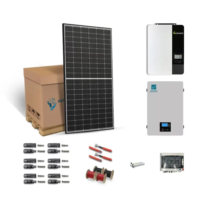 Kit-Solaire-6000w-Autonome-Growatt-48v-230v-5kw-Stockage-Batterie-Lithium-6kwh-1-1 Kit Solaire 6000w Autonome Growatt 48v-230v 5kw Stockage Batterie Lithium 6kwh - Image 1