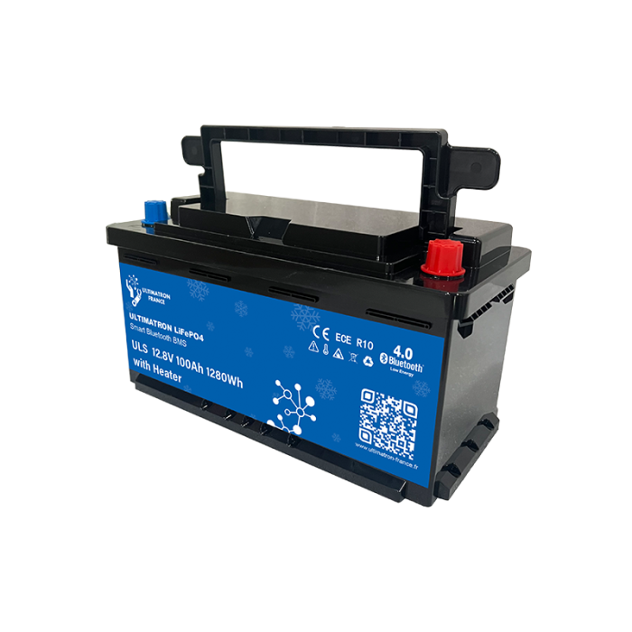 Ultimatron-Batterie-Lithium-12.8V-100Ah-LiFePO4-Smart-BMS-Bluetooth-ULS-12-100H-3 Ultimatron Batterie Lithium Sous Siège de 12.8V 100Ah LiFePO4 Smart BMS Avec Bluetooth Chauffage - Image 1