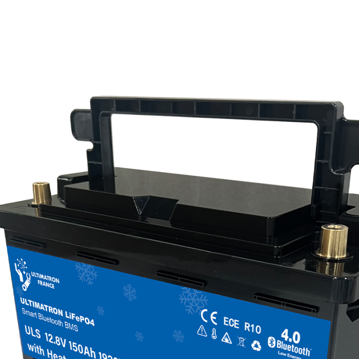 Ultimatron-Batterie-Lithium-12.8V-150Ah-LiFePO4-Smart-BMS-Bluetooth-ULS-12-150H-5-5 Ultimatron 12.8V 150Ah LiFePO4 Smart BMS Under Seat Lithium Battery With Bluetooth Heating - Image 2