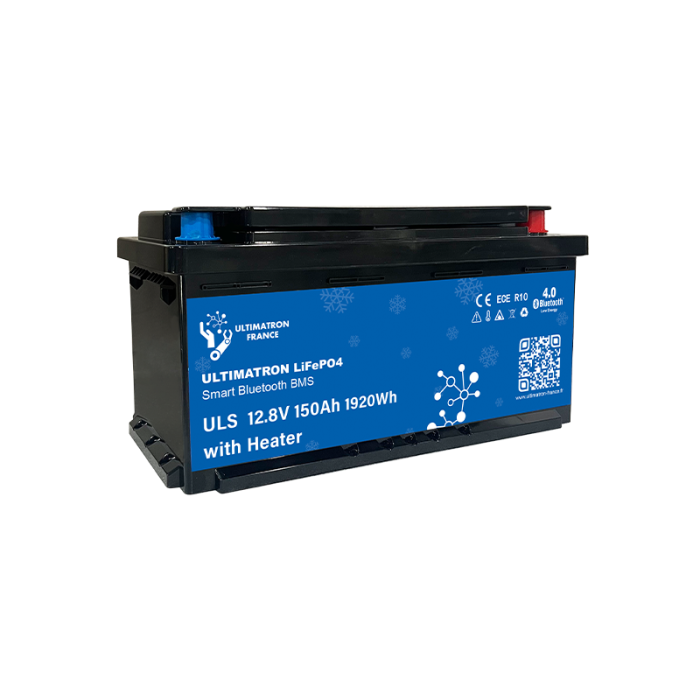 Ultimatron-Batterie-Lithium-12.8V-150Ah-LiFePO4-Smart-BMS-Bluetooth-ULS-12-150H-5 Ultimatron 12.8V 150Ah LiFePO4 Smart BMS Under Seat Lithium Battery With Bluetooth Heating - Image 4