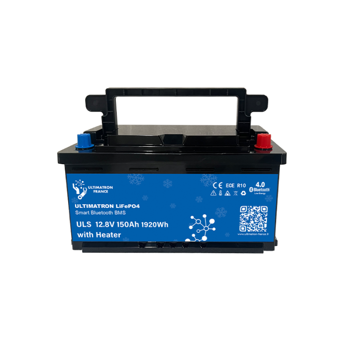 Ultimatron-Batterie-Lithium-12.8V-150Ah-LiFePO4-Smart-BMS-Bluetooth-ULS-12-150H-7 Ultimatron 12.8V 150Ah LiFePO4 Smart BMS Under Seat Lithium Battery With Bluetooth Heating - Image 5