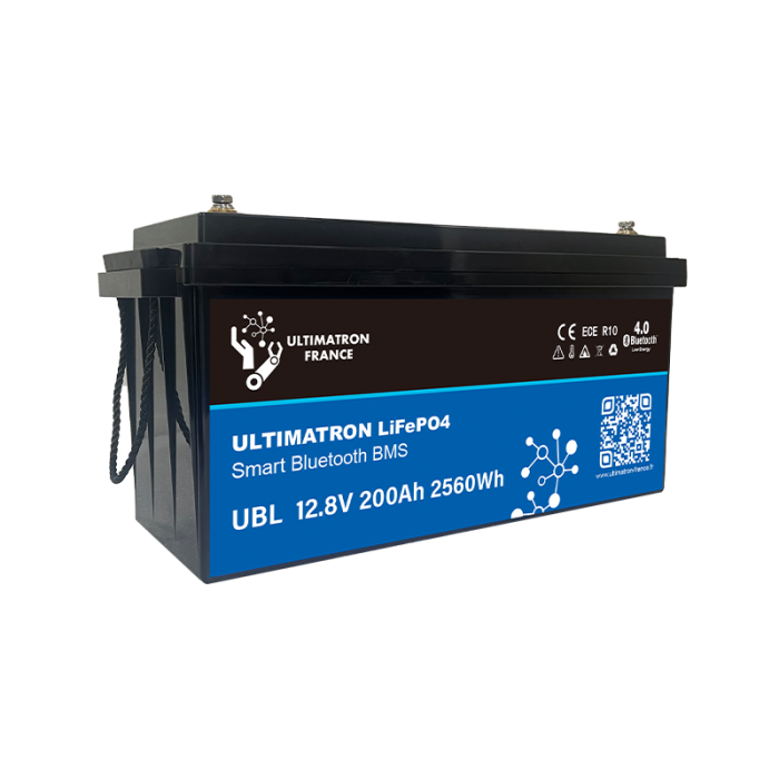 Ultimatron-Batterie-Lithium-12.8V-200Ah-LiFePO4-Smart-BMS-Bluetooth-UBL-12-200-PRO-5 Ultimatron Lithium Battery 12.8V 200Ah PRO 2560Wh LiFePO4 Smart BMS With Bluetooth - Image 3
