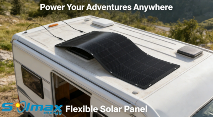TOPCon-N-180W (1260*780*2mm) CPC Semi-Flexible Solar Panel(Full black) - Image 2
