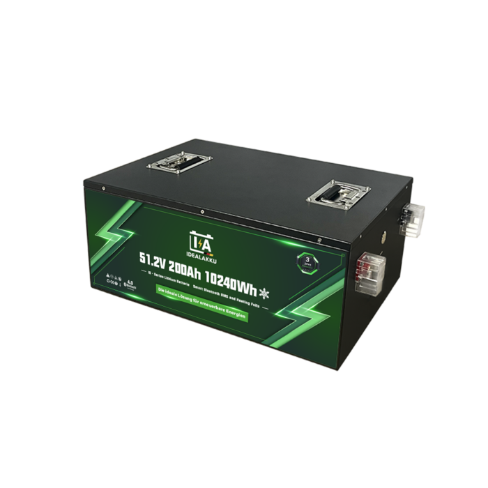Idealakku IB-Series LiFePO4 battery 48 V 150 Ah with Smart-BMS, Bluetooth and heating - Image 3