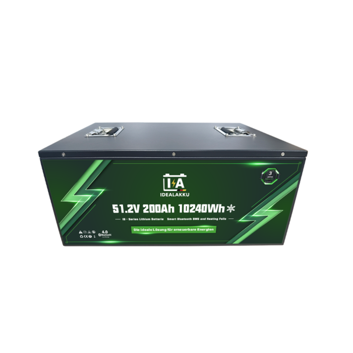 Idealakku IB-Series LiFePO4 battery 48 V 150 Ah with Smart-BMS, Bluetooth and heating - Image 6