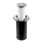 Aurora Compact table light with round stainless steel bezel - Image 5