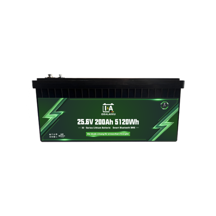 Lithium Battery 25.6V 200Ah 5120Wh LiFePO4 Smart BMS With Bluetooth - Image 3