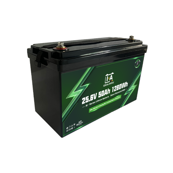 Idealakku IB-Series LiFePO4 battery 24 V 50 Ah with Smart-BMS and Bluetooth - Image 4