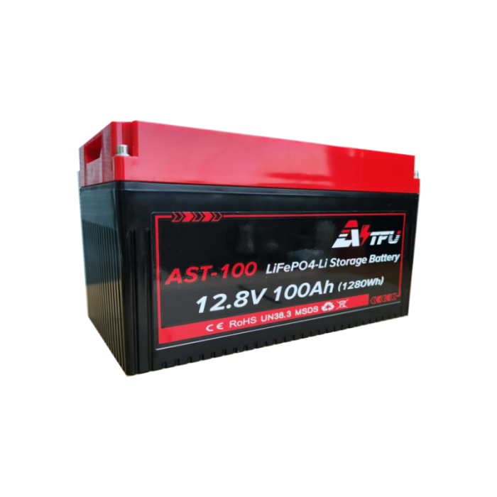 AST-100 12.8V 100AH Lithium Battery - Image 2