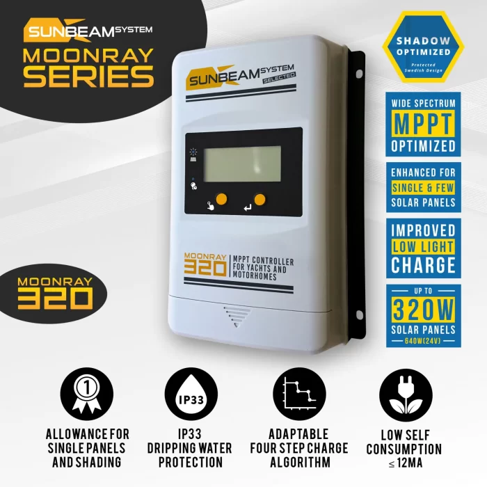 MOONRAY 320 SOLAR CHARGE CONTROLLER - Image 2