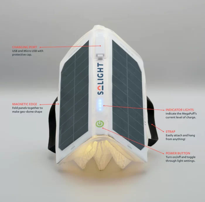 QWNN™ – Solar Lantern and Phone Charging Power Bank - Image 2