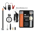 KfZ Starthilfe 800A inkl. Powerbank 8800mAh mit Kompressor 150PSI und Reifenpumpe
