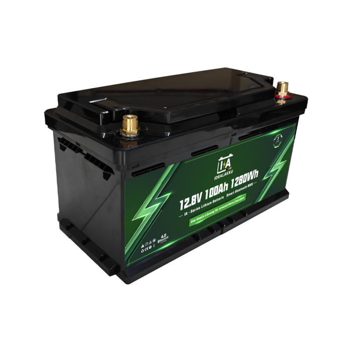 Idealakku IA SERIES Lithium Battery LiFePO4 12V 100Ah Smart BMS with Bluetooth Motorhome Underseat Battery - Image 4