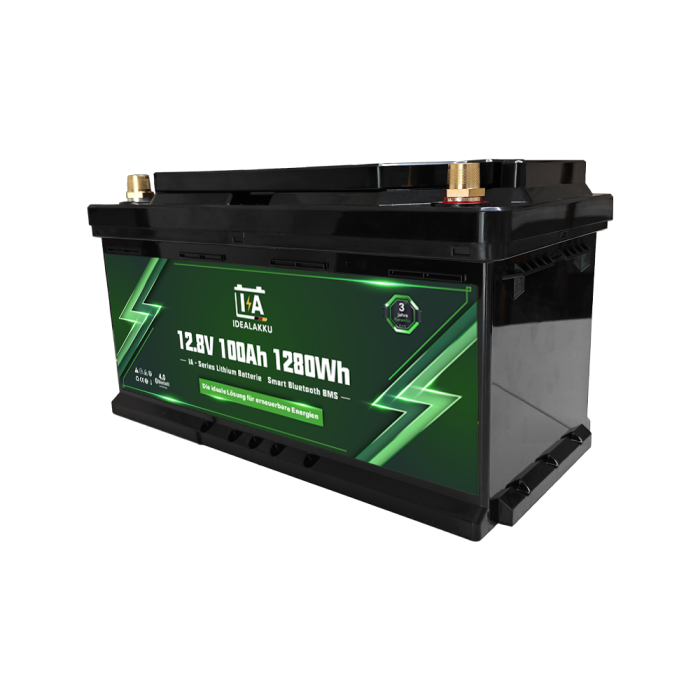 Idealakku IA SERIES Lithium Battery LiFePO4 12V 100Ah Smart BMS with Bluetooth Motorhome Underseat Battery - Image 7