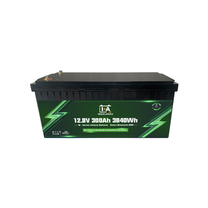 Idealakku IB-Series LiFePO4 battery 12 V 300 Ah with Smart-BMS and Bluetooth - Image 8