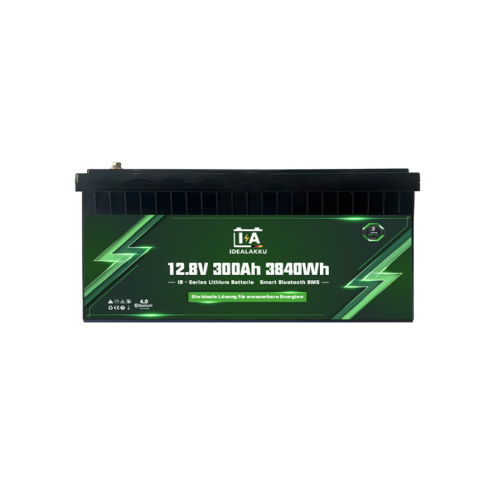 Idealakku IB-Series LiFePO4 battery 12 V 300 Ah with Smart-BMS and Bluetooth - Image 9
