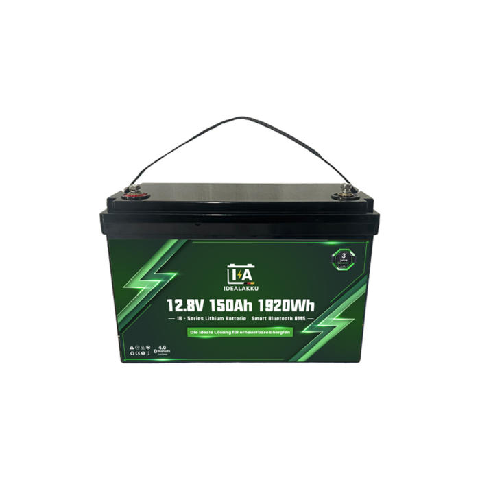 Idealakku IB-Series LiFePO4 battery 12 V 150 Ah with Smart-BMS, Bluetooth and heating - Image 10