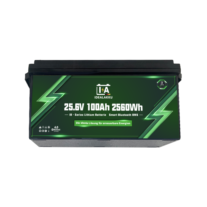 IB Lithium Battery 25.6V 100Ah PRO 2560Wh LiFePO4 Smart BMS With Bluetooth - Image 5